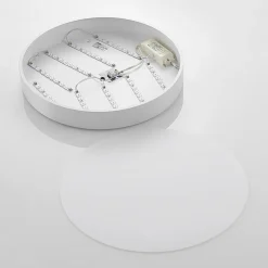 Lindby LED-loftlampe Simera, Ø 50 cm, hvid, metal