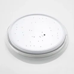 Lindby LED-loftlampe Sleya Ø 50 cm, hvid, CCT, dæmpbar