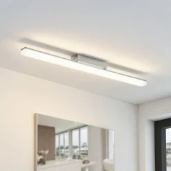 Lindby LED-loftlampe til badeværelset Levke, 75 cm, dæmpbar, IP44