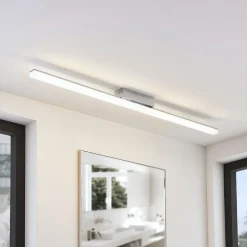 Lindby LED-loftlampe til badeværelset Levke, 116 cm, dæmpbar, IP44