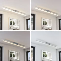 Lindby LED-loftlampe til badeværelset Levke, 116 cm, dæmpbar, IP44