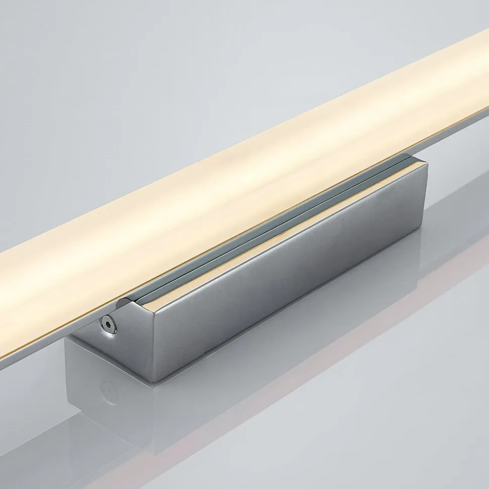 Lindby LED-loftlampe til badeværelset Levke, 100 cm, dæmpbar, IP44