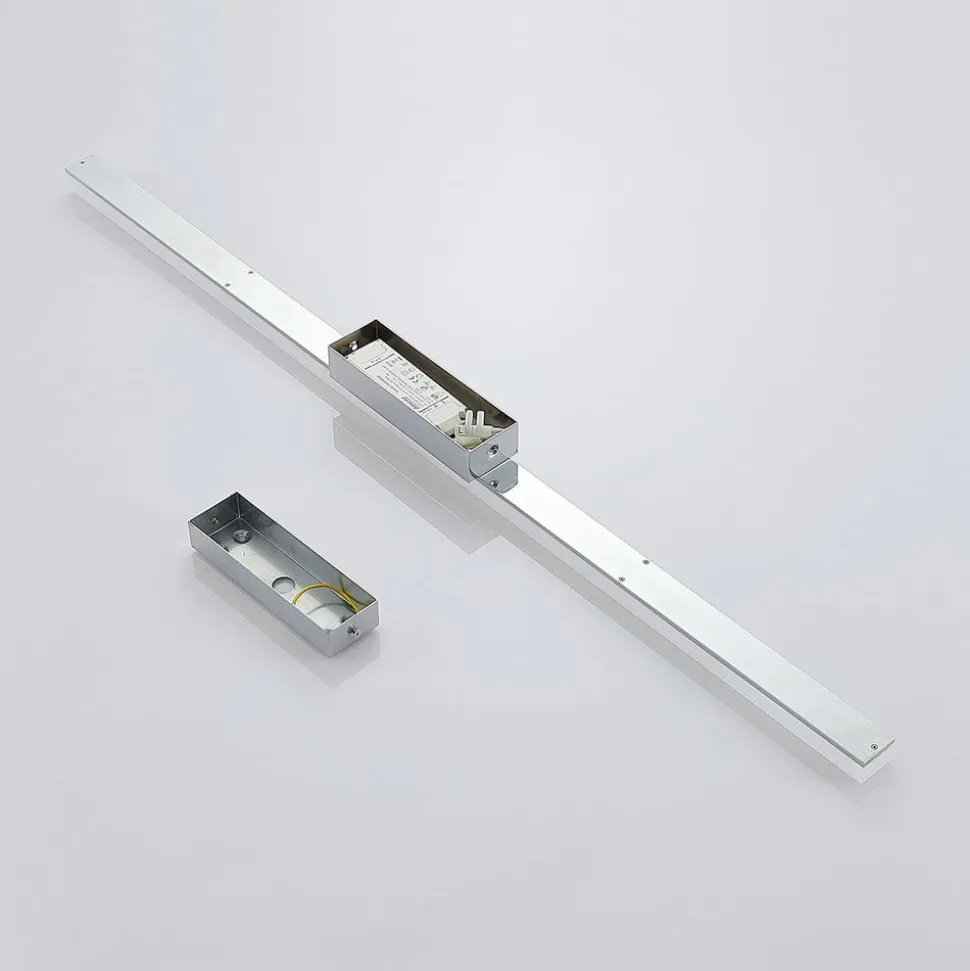 Lindby LED-loftlampe til badeværelset Levke, 100 cm, dæmpbar, IP44