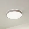 Lindby LED-loftlampe Zylo, lysegrå, Ø 49 cm, CCT, dæmpbar
