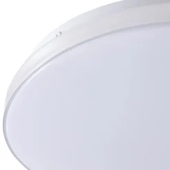 Lindby LED-loftslampe Silvryn krom/hvid plast 3000K