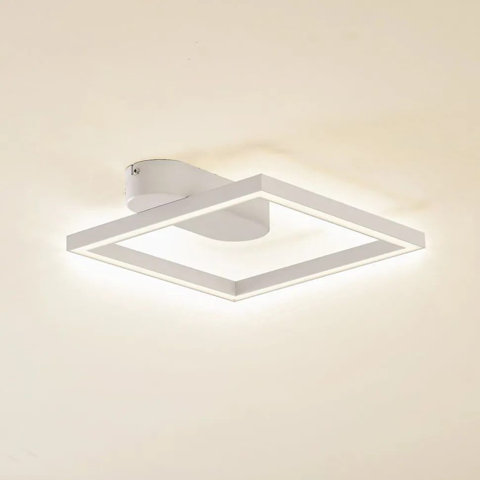 Lindby LED-loftslampe Yulla, hvid