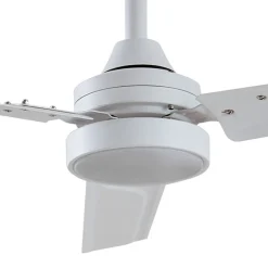 Lindby LED-loftventilator Aerallo, hvid, CCT, støjsvag