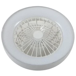 Lindby LED-loftventilator Mace, hvid, støjsvag, CCT
