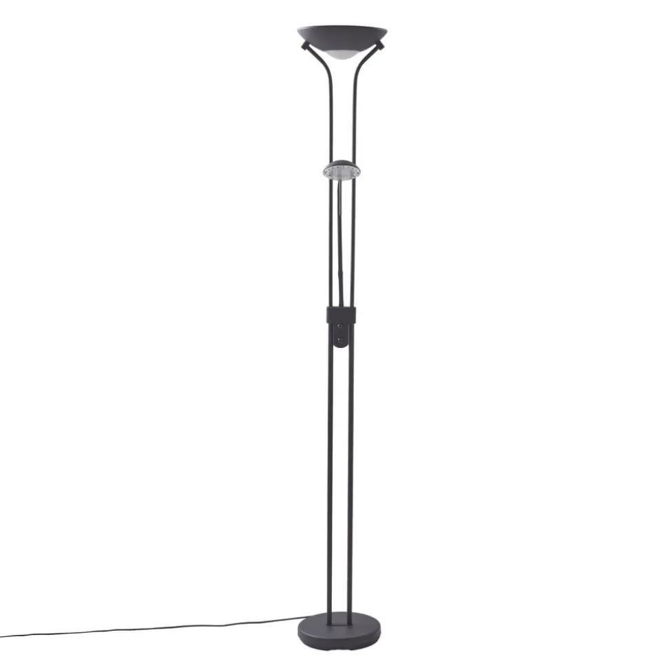 Lindby LED-læselampe Josefin, sort, læselampe, dæmpbar
