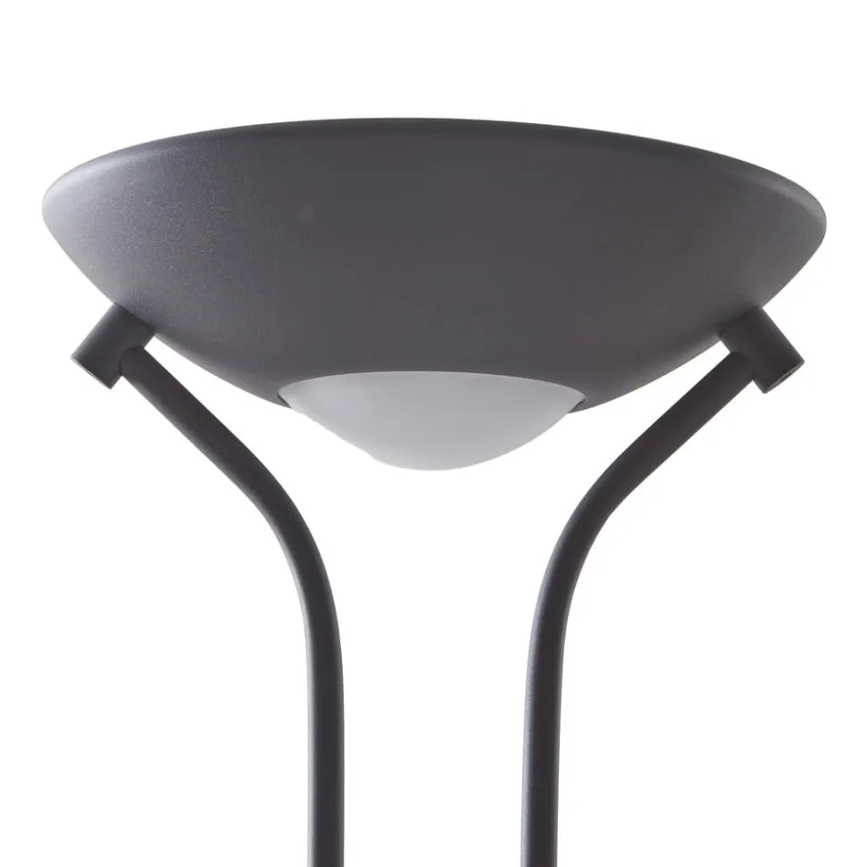 Lindby LED-læselampe Josefin, sort, læselampe, dæmpbar