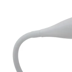 Lindby LED-læselampe Zayna, hvid, CCT, USB, dæmpbar, timer