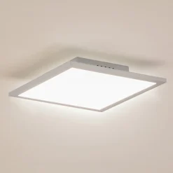 Lindby LED-panel Enhife, hvid, 30 x 30 cm, metal, 4.000 K
