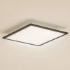 Lindby LED-panel Enhife, sort, 40 x 40 cm, metal, 4.000K