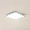 Lindby LED-panel Enja, hvid, aluminium, 39,5 cm x 39,5 cm