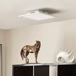 Lindby LED-panel Lamin, hvid, 30 cm, CCT, dæmpbar, fjernbetjening