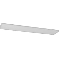 Lindby LED-panel Lamin, hvid, 120 cm, CCT, dæmpbar, fjernbetjening