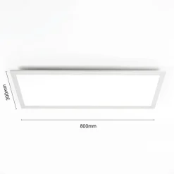 Lindby LED-panel Livel, CCT, 80 cm x 30 cm, fjernbetjening