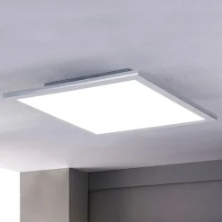 Lindby LED-panel Livel, CCT, 62 cm x 62 cm, fjernbetjening