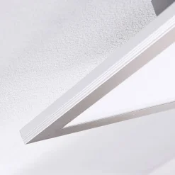 Lindby LED-panel Livel, 4000K, 80 cm x 30 cm, sølv, metal