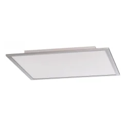 Lindby LED-panel Livel, 4000K, 62 cm x 62 cm, sølv, metal