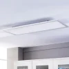 Lindby LED-panel Livel, 4000K, 120cm x 30cm, sølv, metal
