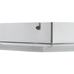 Lindby LED-panel Livel, sæt med 2, 4.000 K, 40 x 40 cm, sølv