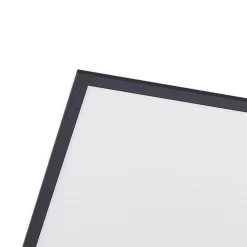 Lindby LED-panel Nelios, 120 x 60 cm, 4000K, sort, metal