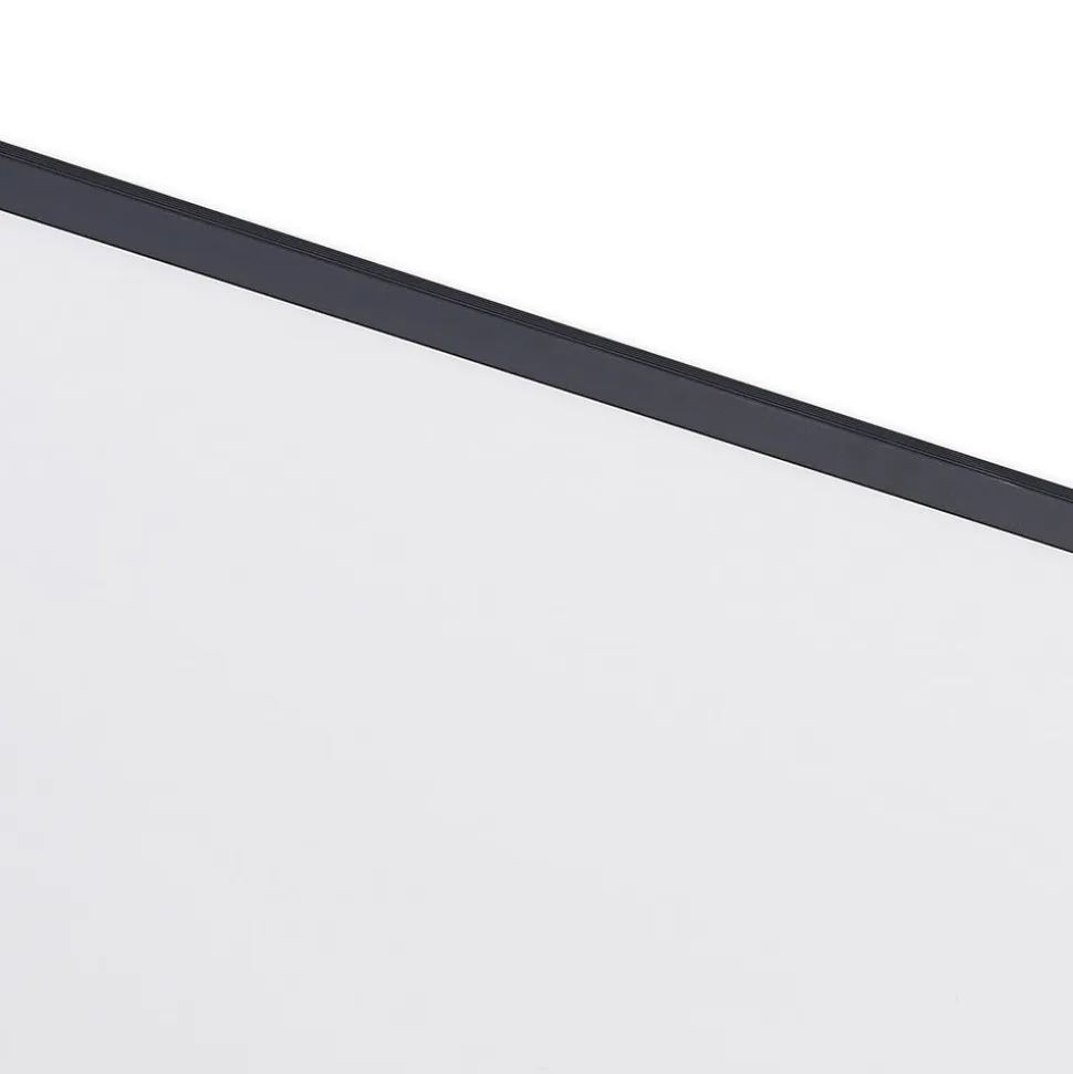 Lindby LED-panel Nelios, 120 x 60 cm, 4000K, sort, metal
