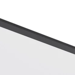 Lindby LED-panel Nelios, 80 x 30 cm, CCT, sort, metal
