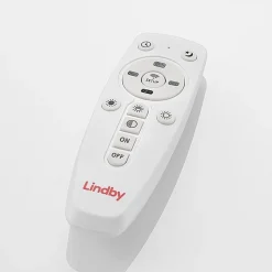 Lindby LED-panel Nelios, 120 x 30 cm, CCT, sort, metal