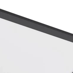 Lindby LED-panel Nelios, 40 x 40 cm, CCT, sort, metal