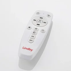 Lindby LED-panel Nelios, 40 x 40 cm, CCT, sort, metal