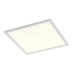 Lindby LED-panel Quais, 40 x 40 cm, hvid, aluminium, 4.000K