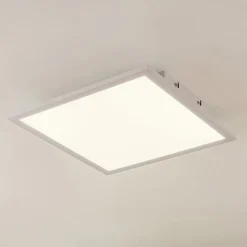 Lindby LED-panel Quais, 40 x 40 cm, hvid, aluminium, 4.000K