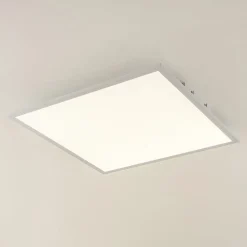 Lindby LED-panel Quais, 60 x 60 cm, hvid, aluminium, 4.000K