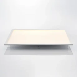 Lindby LED-panel Quais, 60 x 60 cm, hvid, aluminium, 4.000K