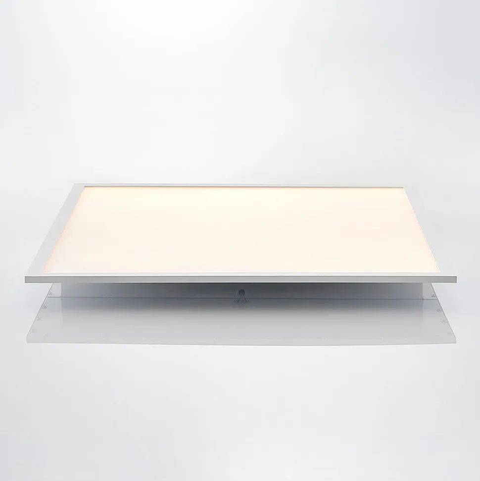 Lindby LED-panel Quais, 60 x 60 cm, hvid, aluminium, 4.000K