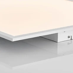 Lindby LED-panel Quais, 60 x 60 cm, hvid, aluminium, 4.000K