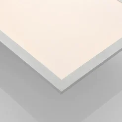 Lindby LED-panel Stenley, 4.000 K, 60 cm x 30 cm, sølv/hvid