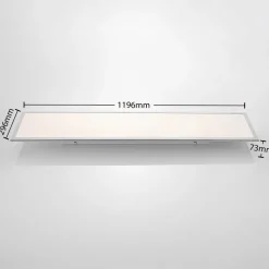 Lindby LED-panel Stenley, CCT, 120 cm x 30 cm, dæmpbar