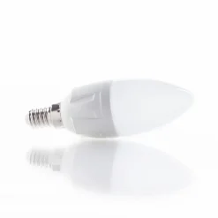 Lindby LED-pære, E14, 4,9 W, mat, 3.000 K
