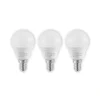 Lindby LED-pære E14 G45 4,5W 3.000K opal sæt med 3 stk