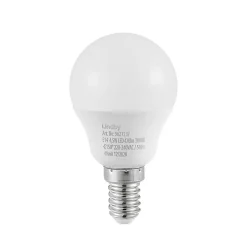 Lindby LED-pære E14 G45 4,5W 3.000K opal sæt med 3 stk