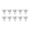 Lindby LED-reflektor GU10 5 W klar 3.000 K 55° sæt med 10 stk