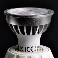 Lindby LED-reflektor GU10 5 W klar 3.000 K 55° sæt med 2 stk
