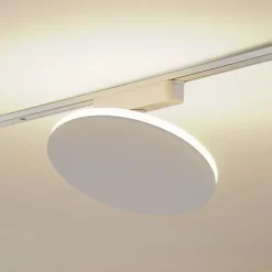 Lindby LED-skinnelampe Lumaro, hvid, aluminium, 48V, dæmpbar