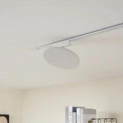 Lindby LED-skinnelampe Lumaro, hvid, aluminium, 48V, dæmpbar