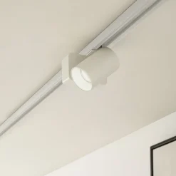 Lindby LED-skinnespot Linaro/Brinja, hvid, 1-faset