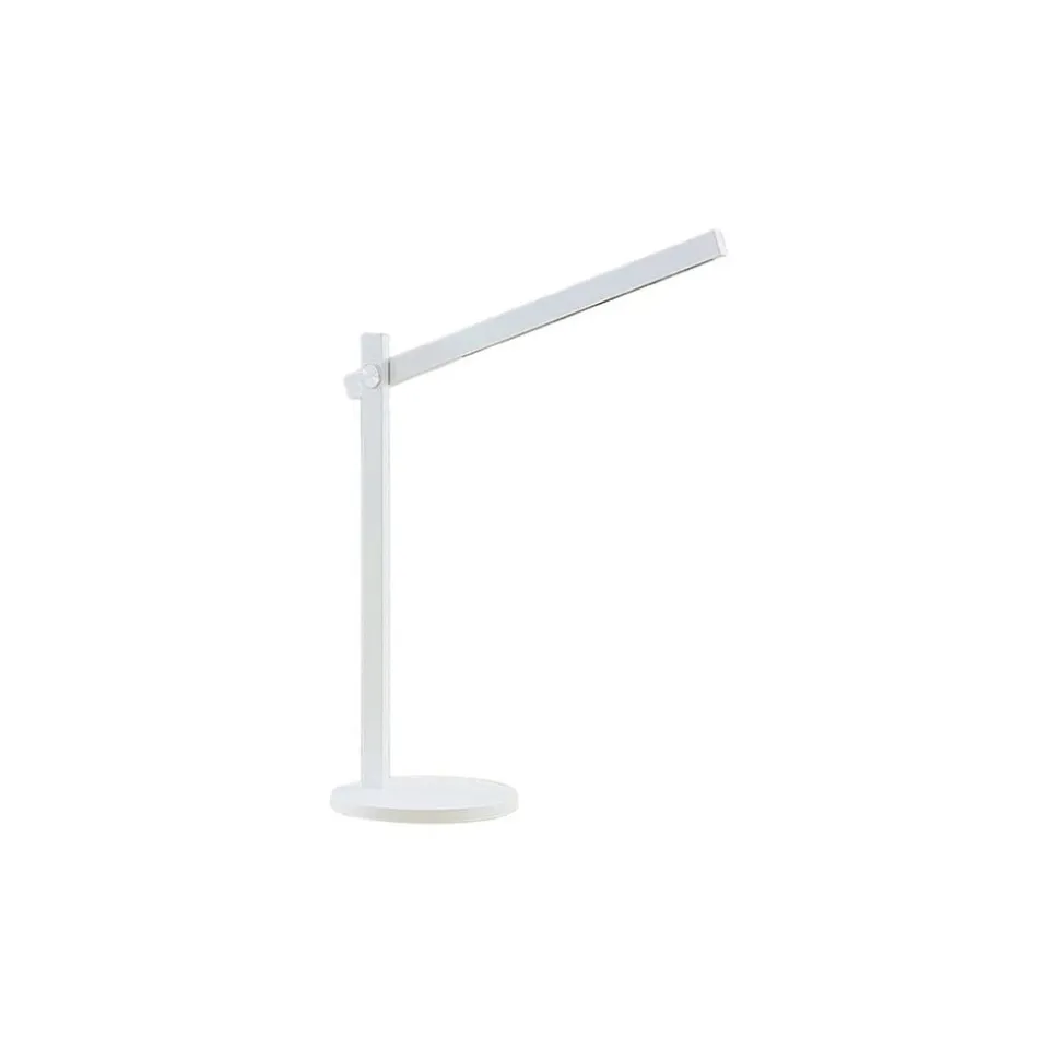 Lindby LED-skrivebordslampe Loretta, højde 43 cm, hvid, CCT