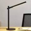 Lindby LED-skrivebordslampe Loretta, 43 cm, sort, CCT